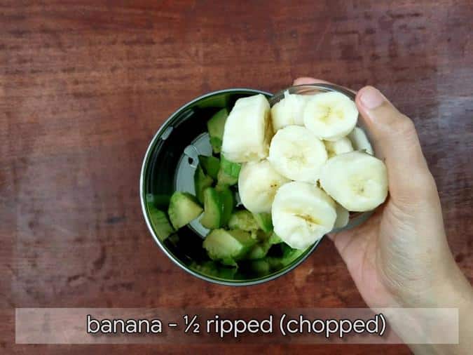 avocado banana smoothie