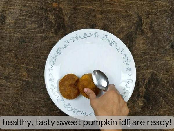 Sweet Pumpkin Idli