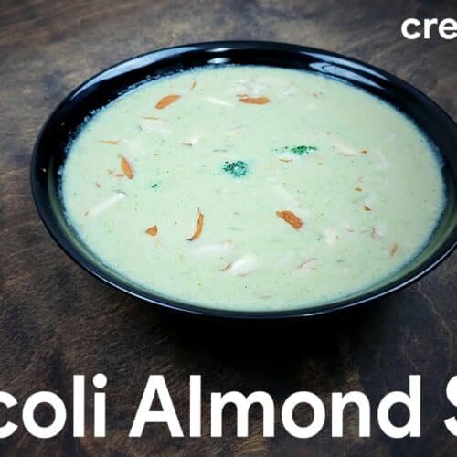 Broccoli and almond soup